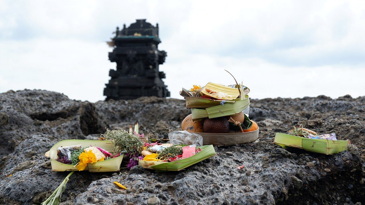 Offerings at Canggu Beach
