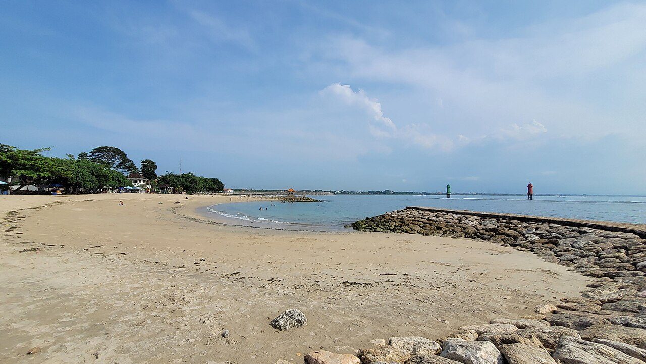 Sanur Beach promenade