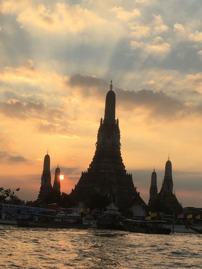 Grand Palace and Wat Arun in Bangkok