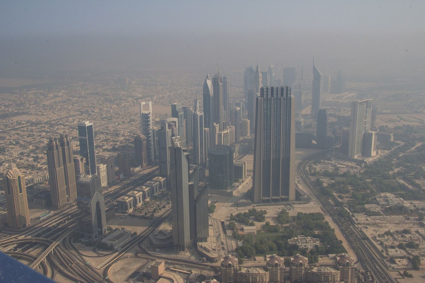 Downtown Dubai skyline with the Burj Khalifa