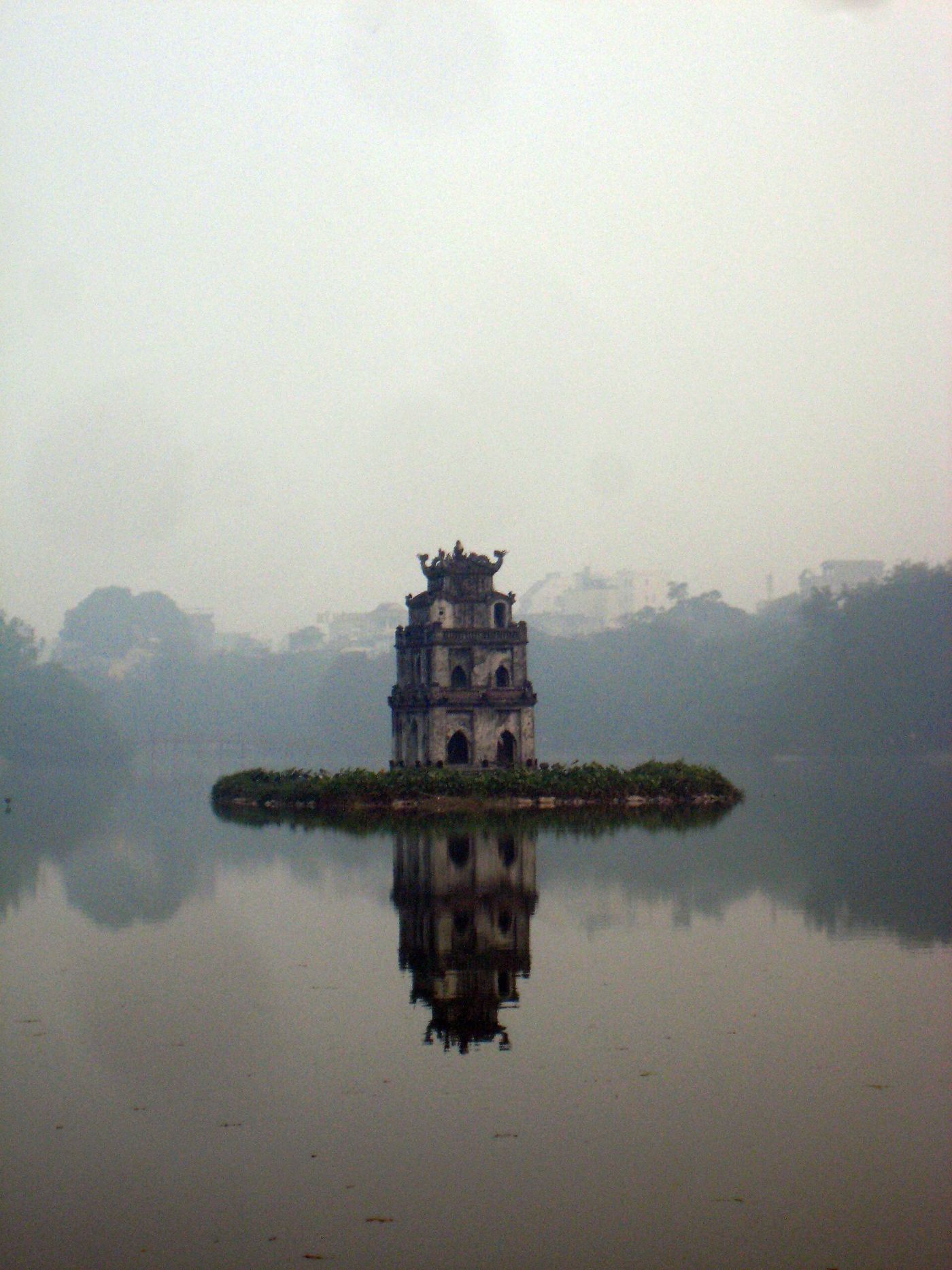 Hoan Kiem Lake in central Hanoi