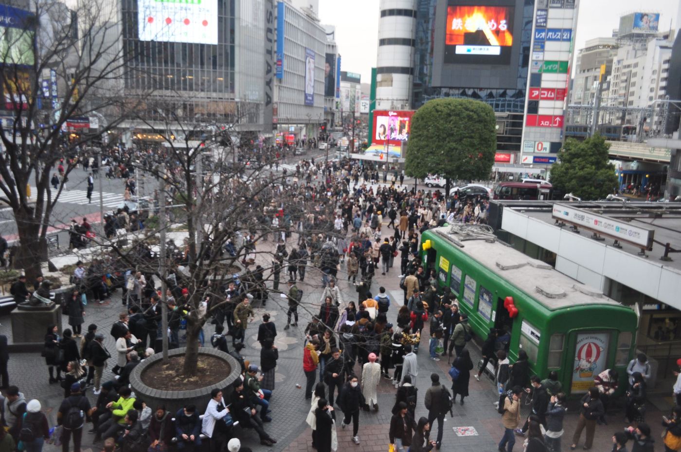 Statue of Hachiko near Shibuya Station