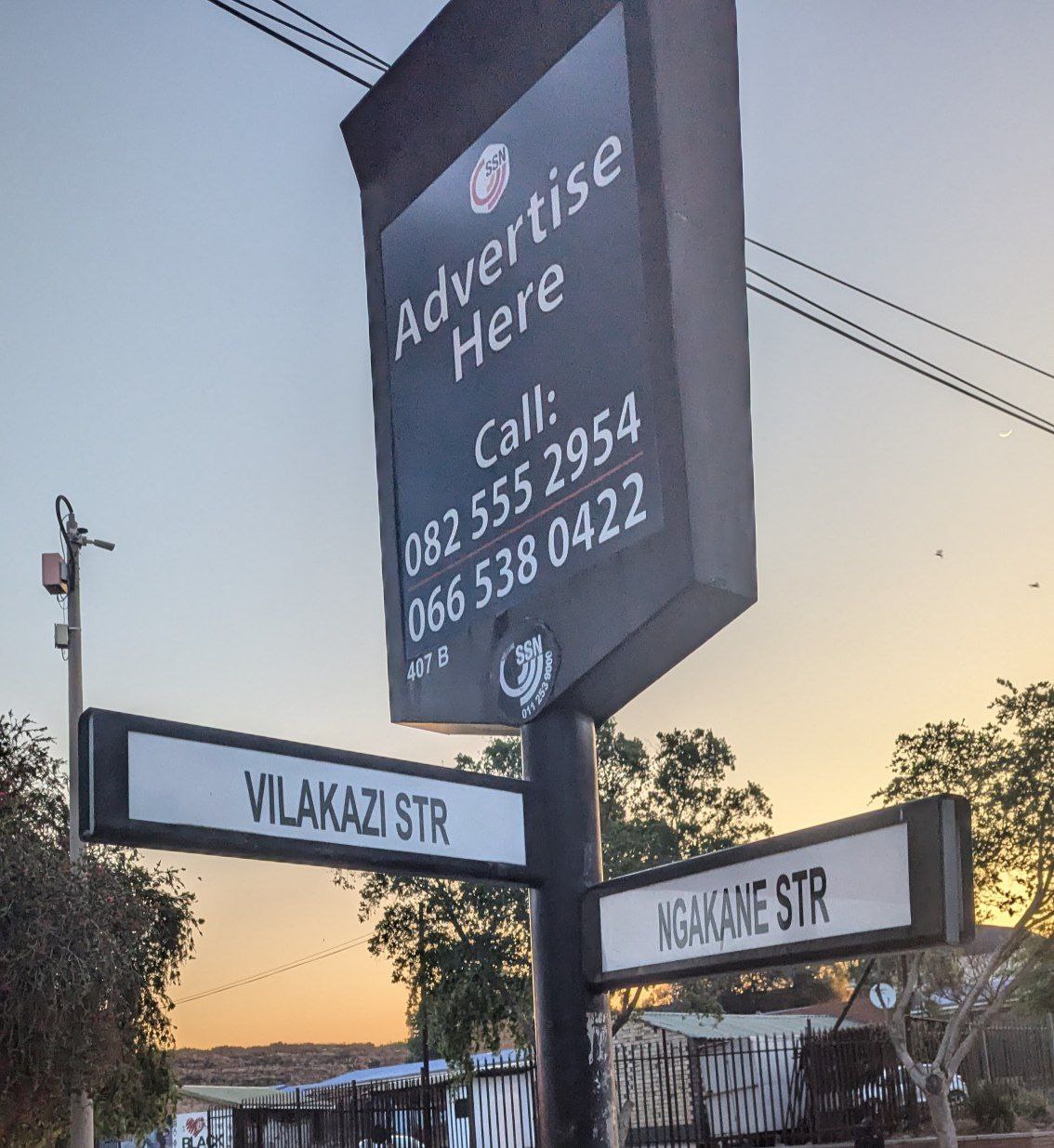 Soweto street scene in Johannesburg
