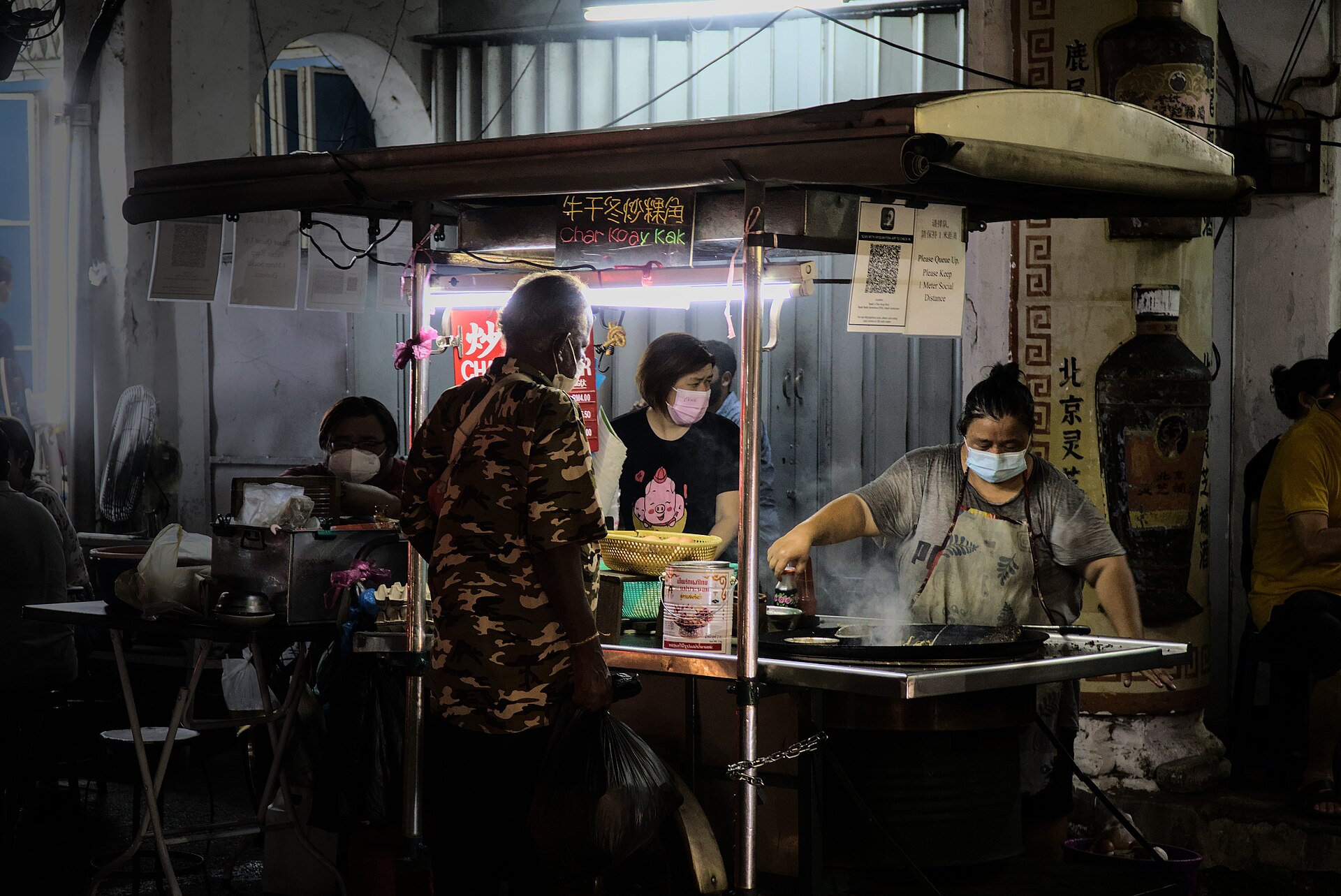 Hawker stall in Penang