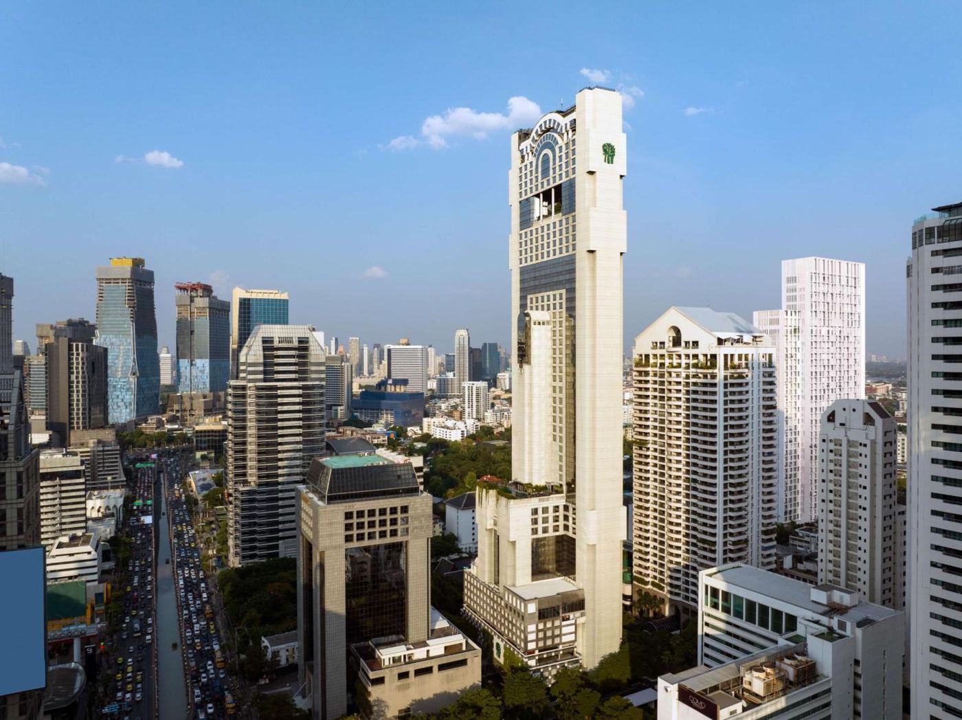 Banyan Tree Bangkok tower and Vertigo rooftop