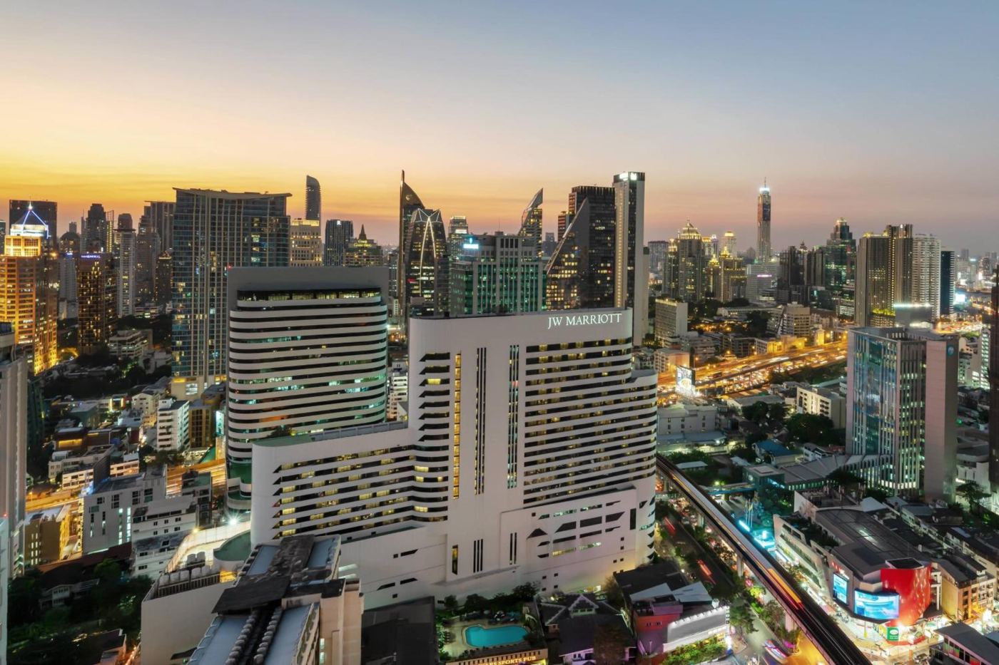 JW Marriott Hotel Bangkok exterior on Sukhumvit