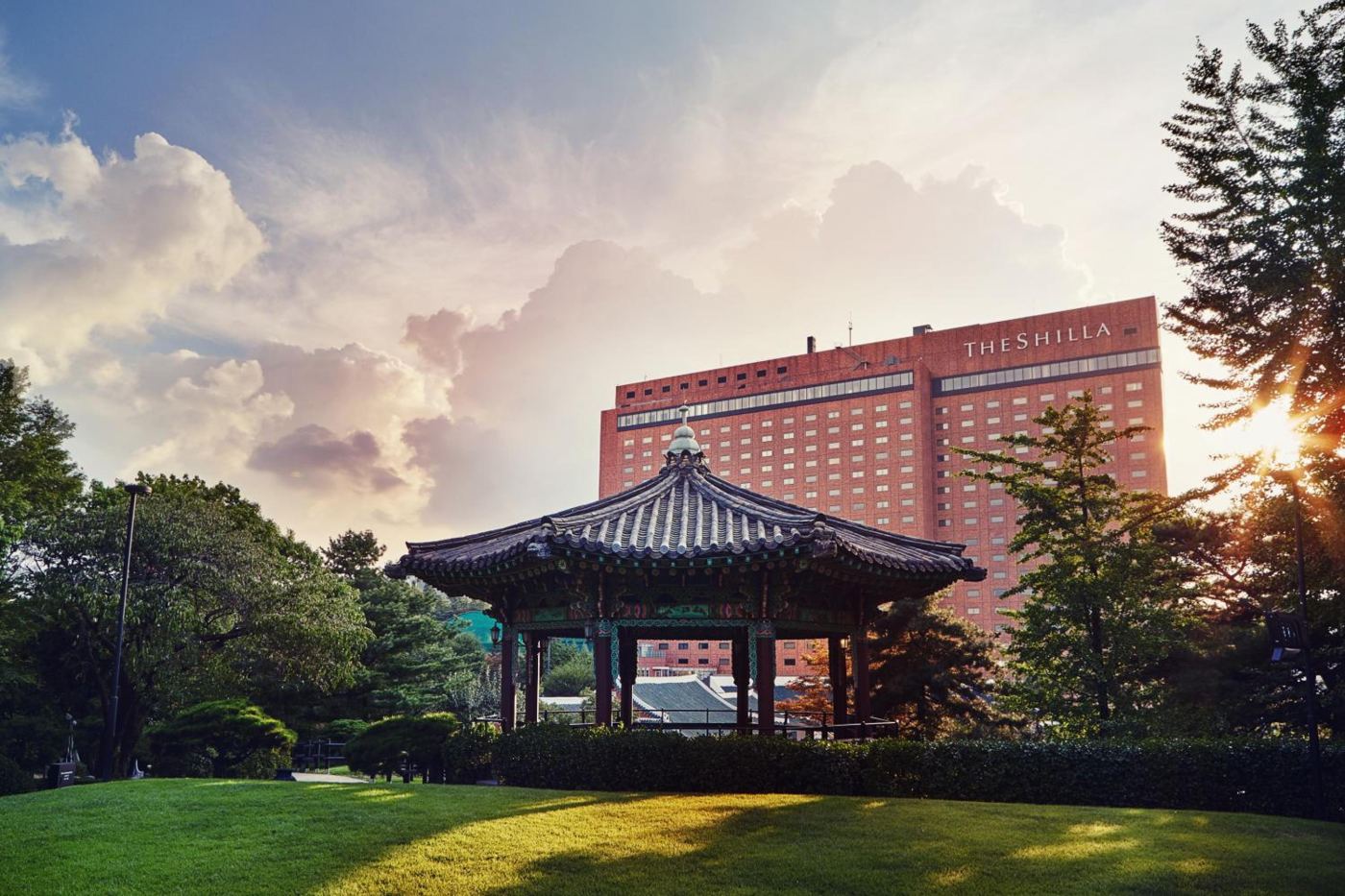 The Shilla Seoul hotel building near Namsan