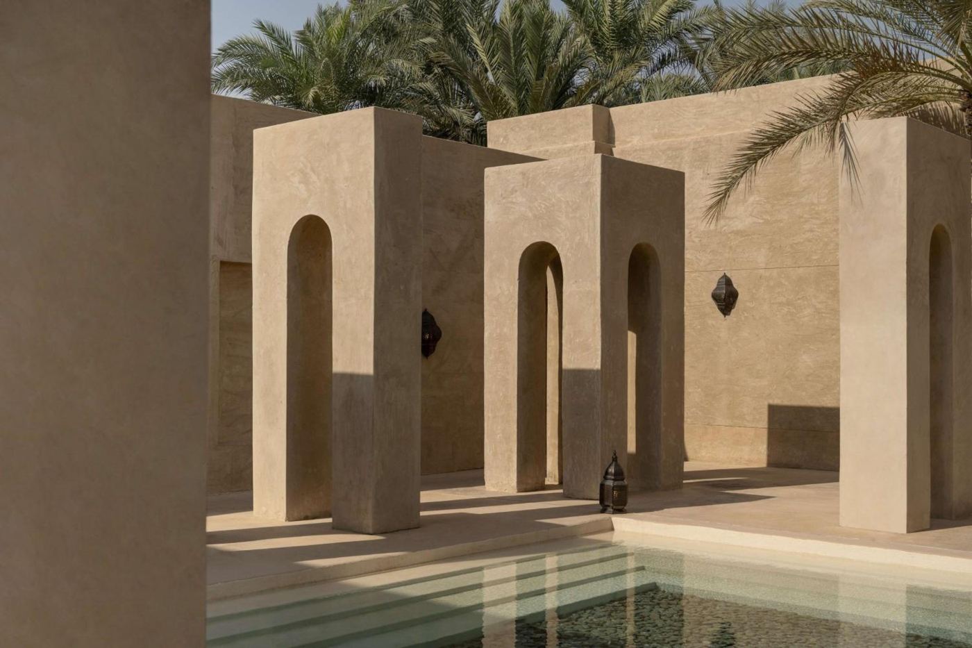 Bab Al Shams desert resort fort architecture