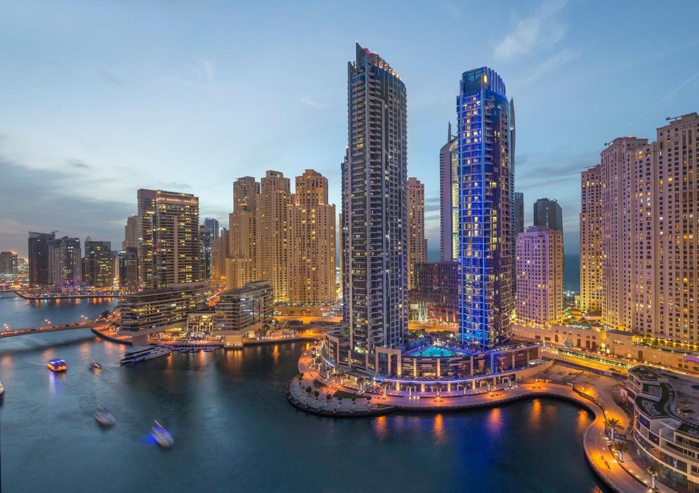 InterContinental Dubai Marina waterfront tower